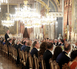 Su Majestad el Rey durante su intervención