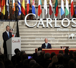 Don Felipe durante su intervención