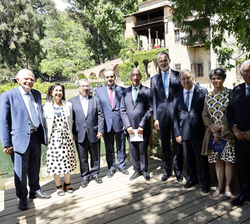 Fotografía de grupo en el Monasterio de Yuste