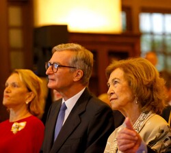 Su Majestad la Reina Doña Sofía en el acto de presentación del “Portal de Historia Hispánica”