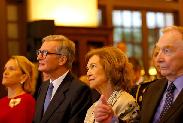 Su Majestad la Reina Doña Sofía en el acto de presentación del “Portal de Historia Hispánica”