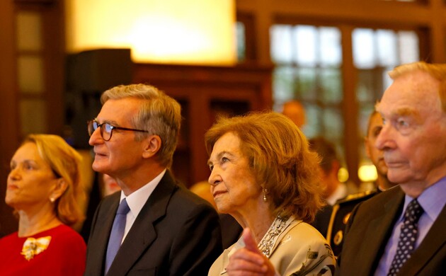 Su Majestad la Reina Doña Sofía en el acto de presentación del “Portal de Historia Hispánica”