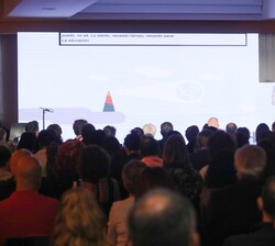 Doña Letizia dirige unas palabras a los asistentess al “XXII Congreso SALUD MENTAL ESPAÑA”