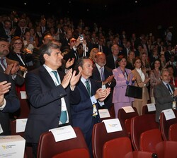 Don Felipe al acceder al Auditorio