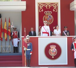 Sus Majestades los Reyes en un momento del acto