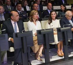Doña Letizia en el auditorio