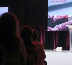 Doña Letizia dirige unas palabras a los asistentes