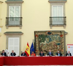 Don Felipe preside la reunión del Patronato del Real Instituto Elcano
