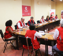 Vista general de la Sala Blas de Lezo del Centro de Formación de la Cooperación Española durante la reunión