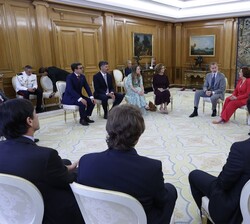 Audiencia el Rey a los miembros del jurado del “Premio 15 de junio”, de la iniciativa ciudadana “España Juntos Sumamos (EJS)” 