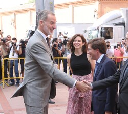 Su Majestad el Rey recibido por el vicepresidente y consejero de Presidencia de la Comunidad de Madrid en funciones, Javier Fernández-Lasquetty
