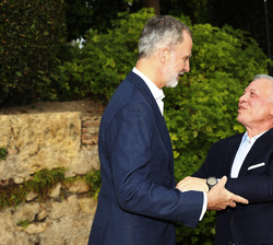 Su Majestad el Rey recibe a Su Majestad el Rey Abdalá de Jordania