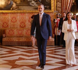 Los Reyes en el Palacio Real de Madrid