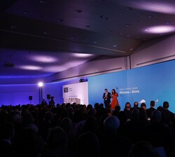 Vista general durante el desarrollo de la ceremonia