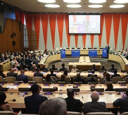Sala del ECOSOC en un momento del acto