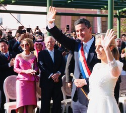 Vista general de la Solemne Ceremonia de Toma del Mando Presidencial