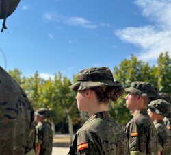 La Princesa en las actividades de la Academia General Militar