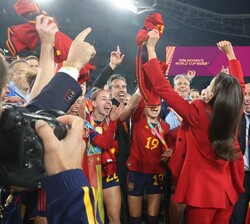 La Reina durante la celebración