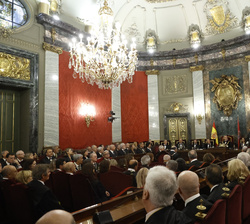 Vista general del Salón de Plenos durante la apertura del Año Judicial 2023/2024