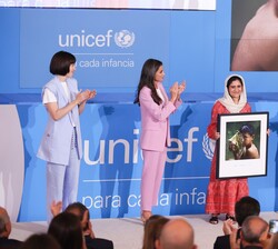 Doña letizia entrega el Premio Joaquín Ruiz-Giménez, concedido a Shabana Basij-Rasikh, activista afgana cofundadora de “School of Leadership of 