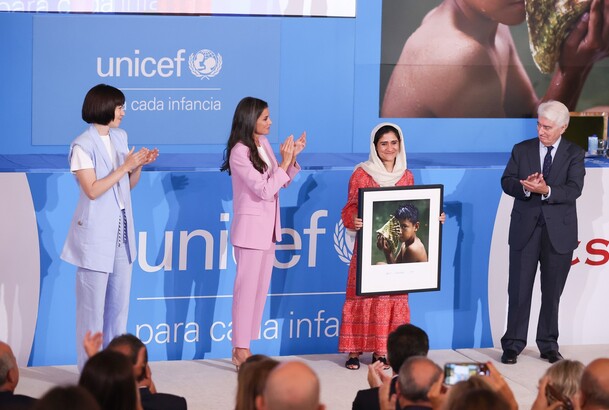 Doña letizia entrega el Premio Joaquín Ruiz-Giménez, concedido a Shabana Basij-Rasikh, activista afgana cofundadora de “School of Leadership of Afghanistan”