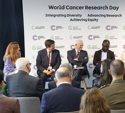 Asistencia de Doña Letizia al acto central del “Día Mundial de la Investigación en Cáncer”, en Londres