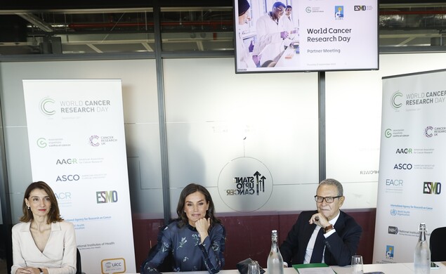 Doña Letizia en la reunión