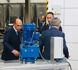 Un momento del recorrido por las instalaciones