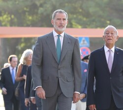 Don Felipe y el Presidente Rebelo de Sousa