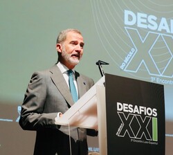 Don Felipe durante su intervención
