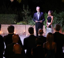 Intervención de Su Majestad el Rey, acompañado de Su Majestad la Reina