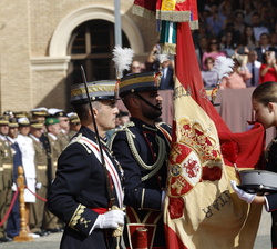 Su Alteza Real la Princesa de Asturias Jura Bandera en la Academia General Militar