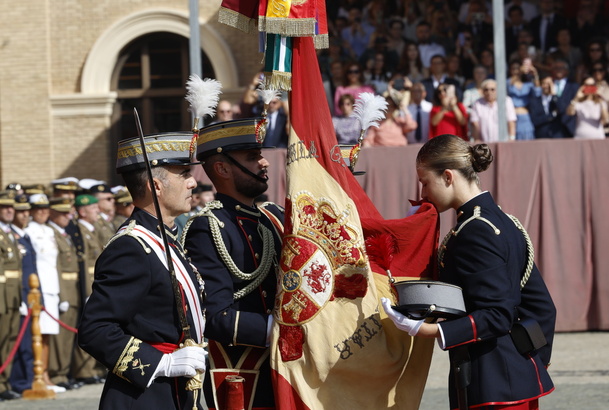 Su Alteza Real la Princesa de Asturias Jura Bandera en la Academia General Militar