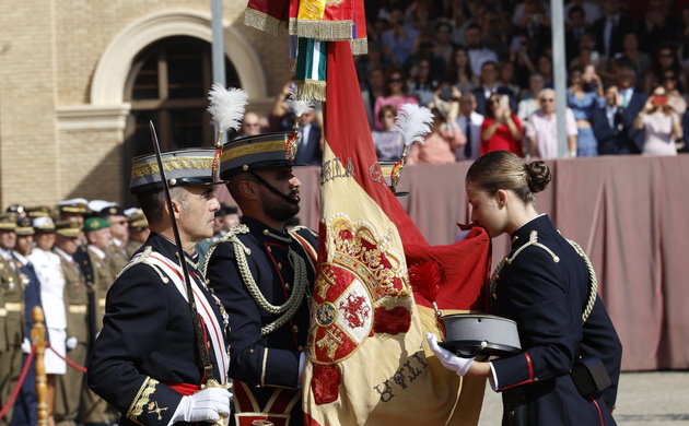 Su Alteza Real la Princesa de Asturias Jura Bandera en la Academia General Militar