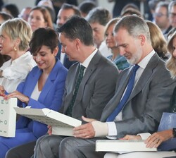 El Rey en la presentación del “Anuario 2023” del Informe Cotec