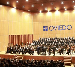 Concierto de los Premios Princesa de Asturias, organizado por la Fundación CajAstur y la Fundación Princesa de Asturias, desarrollado por la Orquesta 