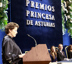 Intervención de la presidenta de la Fundación Princesa de Asturias, Ana Isabel Fernández