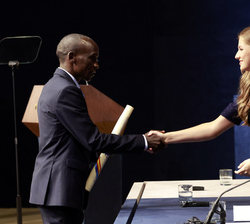 Doña Leonor entrega el Premio Princesa de Asturias de los Deportes 2023, Eliud Kipchoge