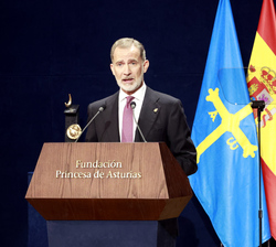 Intervención de Su Majestad el Rey en la entrega de los Premios Princesa de Asturias 2023
