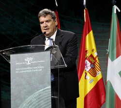 Intervención del ministro de Inclusión, Seguridad Social y Migraciones en funciones, José Luis Escrivá