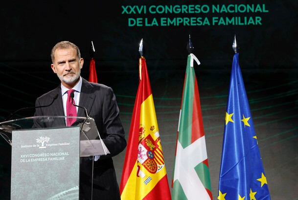 Don Felipe en sus palabras en el XXVI Congreso Nacional de la Empresa Familiar (IEF)