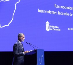 Don Felipe durante su intervención