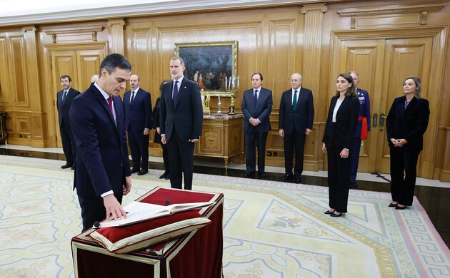 Promesa de Don Pedro Sánchez Pérez-Castejón, como presidente del Gobierno, ante Su Majestad el Rey