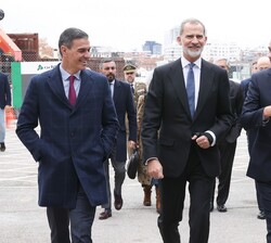El Rey a su llegada a la Estación Madrid-Chamartín-Clara Campoamor