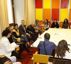 Don Felipe y Doña Letizia visitaron el taller “Expertos psicoeducación para el afrontamiento personal”