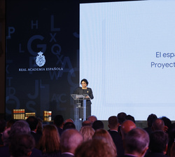 Intervención de la académica de la RAE, Asunción Gómez-Pérez