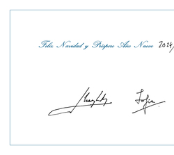 Felicitación de Navidad de Sus Majestades los Reyes Don Juan Carlos y Doña Sofía