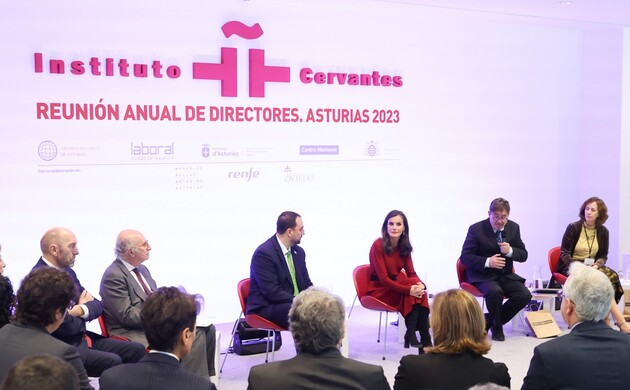 Reunión anual de directores de centros del Instituto Cervantes, presidida por Su Majestad la Reina