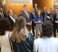 Los Reyes con jóvenes de Generación Docentes 