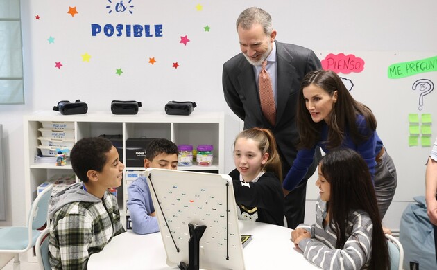 Los Reyes en el Aula del Futuro